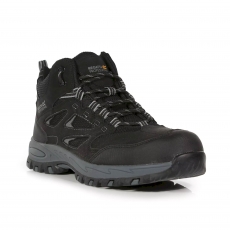 REGATTA TRK201 Mudstone Safety Hiker Boot Black/Granite