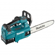MAKITA UC003GD202 40v Brushless Top Handle Chainsaw with 2x 2.5ah Batteries