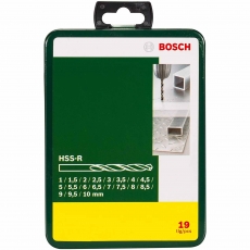 BOSCH 2607019437 19 piece HSS Titanium Drill Bit Set
