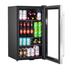 Baridi Under Counter Wine/Drink/Beverage Cooler/Fridge, Built-In Thermostat, Energy Class E, 85L