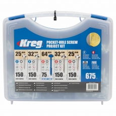 KREG SK03-INT Pocket Hole Screws, 5 Types 675pk