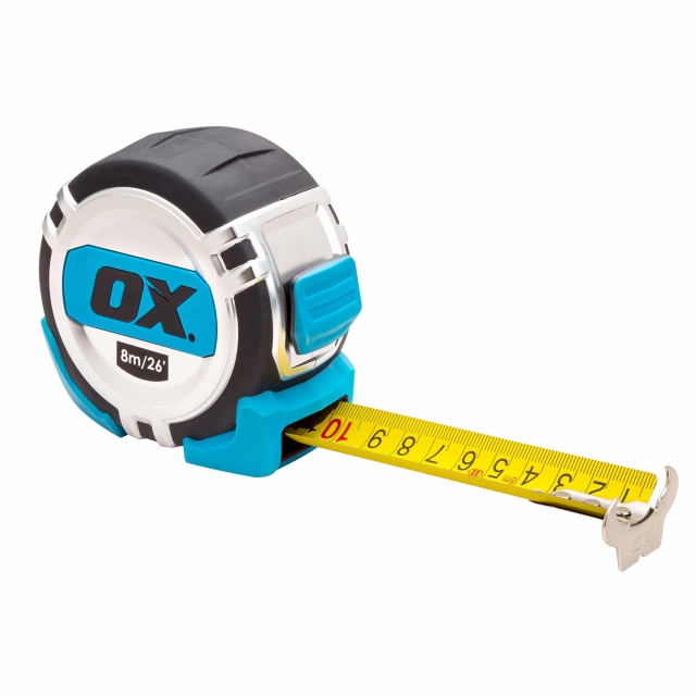 OX TOOLS OX TOOLS OX-P028708 OX Pro Metric/Imperial 8m Tape Measure