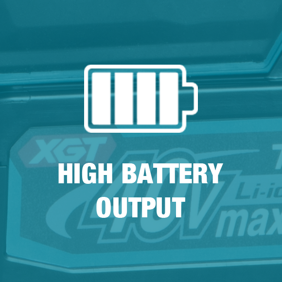 Makita XGT High Battery Output
