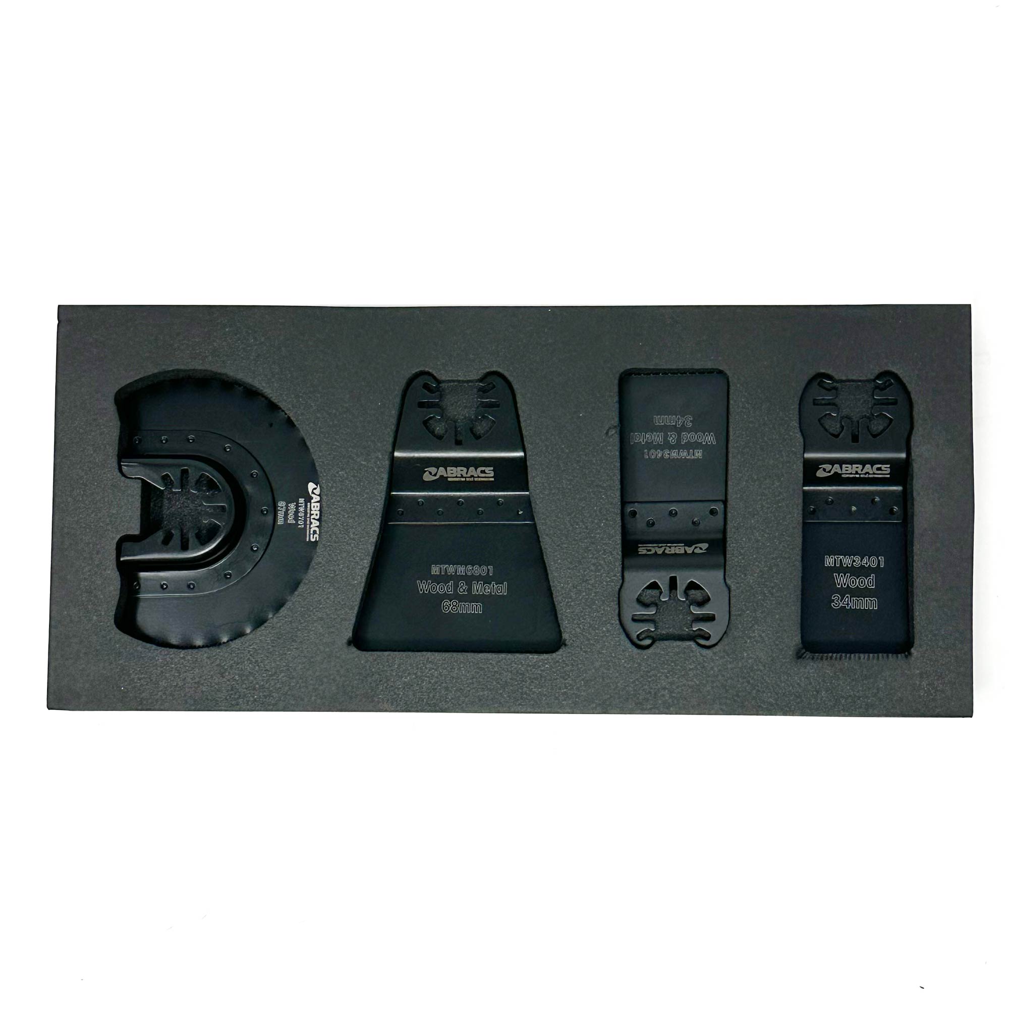 ABRACS MTWMSET4 4 piece Multi Tool Set Wood & Metal ToolStore UK