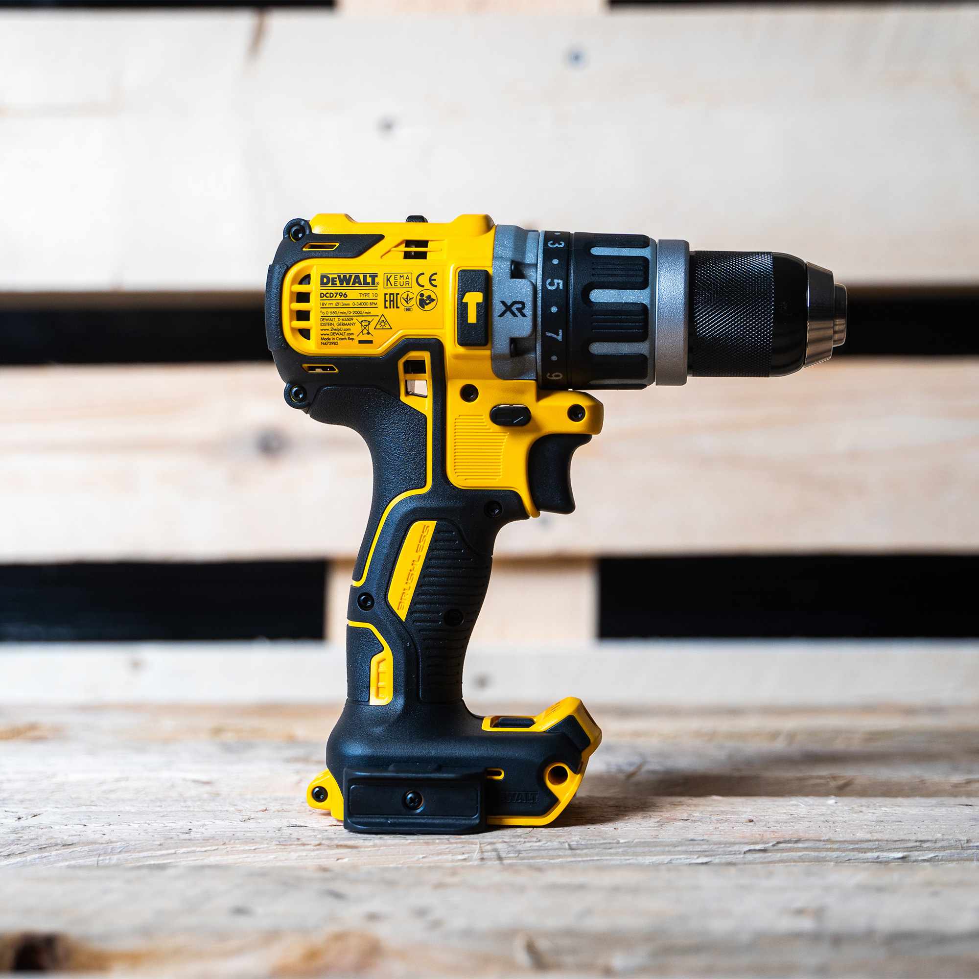DEWALT DCD796N 18v XR Brushless Combi Drill ToolStore UK