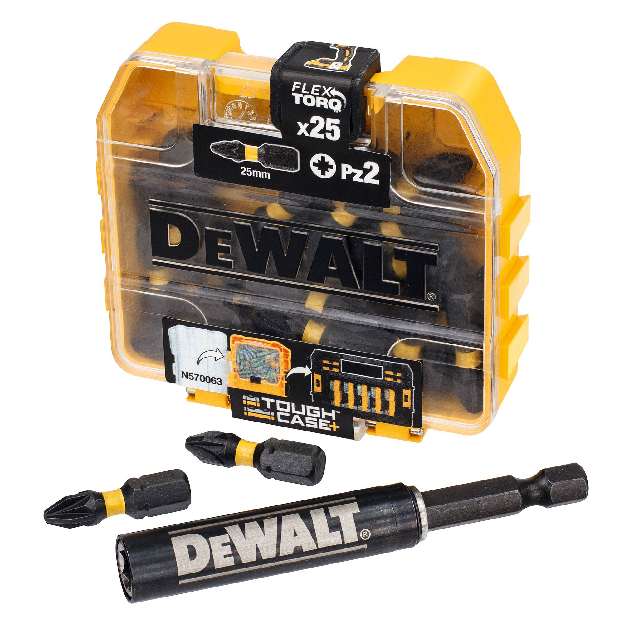 DeWalt Impact Ready 20-Piece Screwdriver Bit Set - Hex Shank