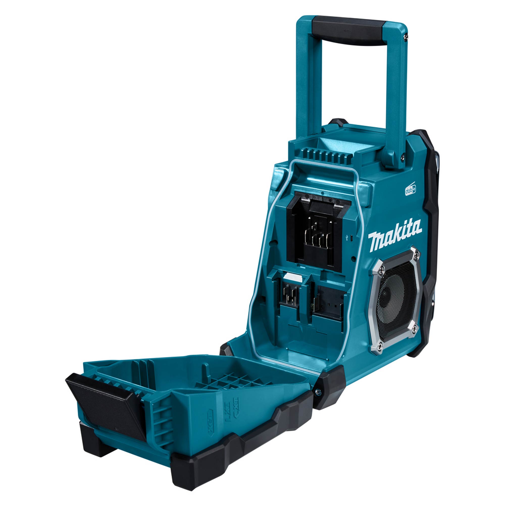 Makita BMR100 Jobsite AM/FM Radio AUX 18V Stereo W/ Power Adapter CLEAN TESTED E - Foto 6