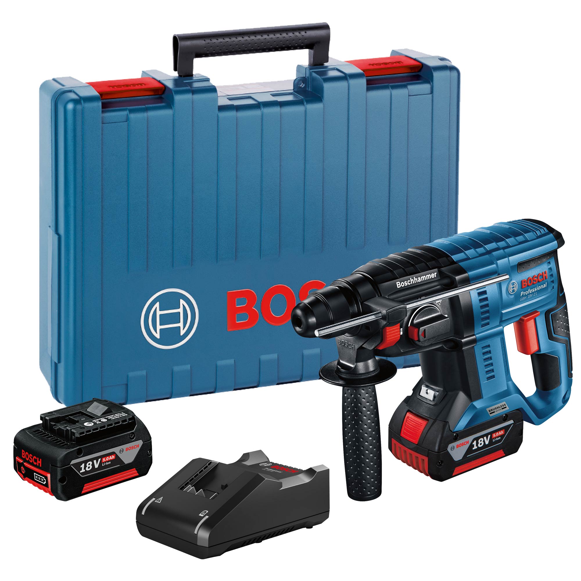 Bosch Professional GBH 18V-21 18V System Cordless Hammer Drill (Max. Impact  Energy 2 J, Batteries and Charger Not Included)