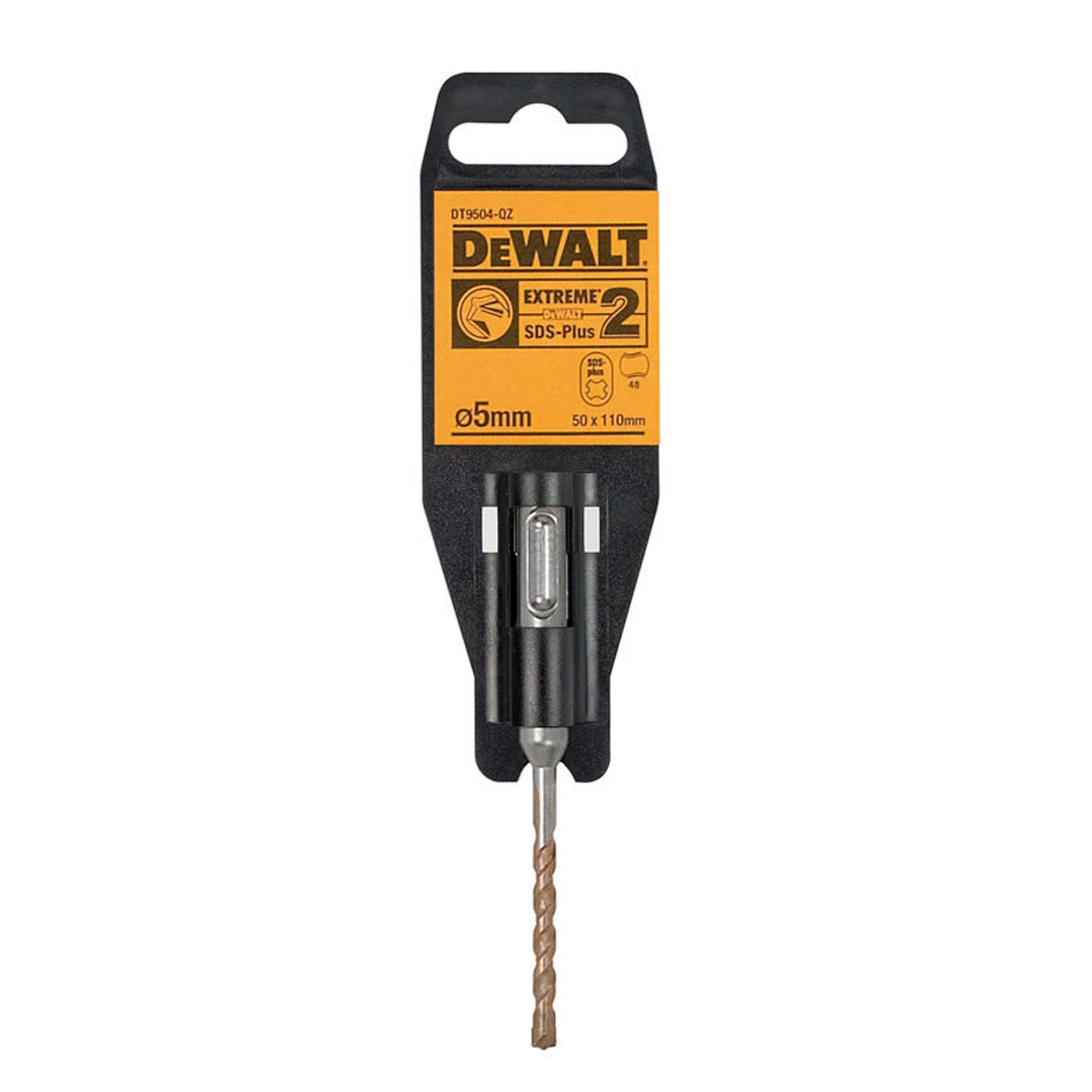 DEWALT DT9504QZ 5mm x 110mm SDS+ EX.2 Drill Bit ToolStore UK