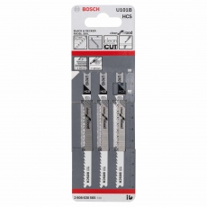 BOSCH 2608630565 U101B Jigsaw Blades (3 pack)