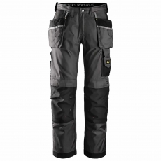 SNICKERS 3212 Muted Black / Black DuraTwill Trousers