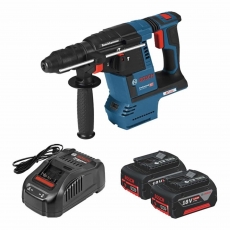 BOSCH GBH18V-26F 18v Brushless SDS Plus Hammer Drill +QCC with 2x8 Ah Batteries