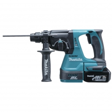 MAKITA DHR242RTJ 18v Brushless SDS Rotary Hammer Drill with 2x5ah Batteries