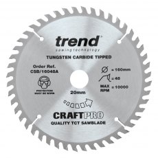 TREND CSB/160/3PK 160mm Craft Saw Blade 3pk
