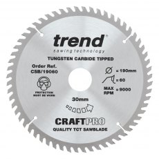 TREND CSB/190/3PK 190mm Craft Saw Blade 3pk