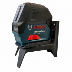 BOSCH GCL250 50m Cross Line Laser with RM1 Wall Mount and 3 x 1.5V LR6 (AA) Batteries