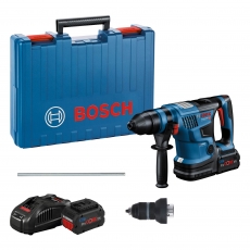 BOSCH GBH18V-34CF 18v Brushless SDS Plus Hammer Drill with 2x5.5ah Batteries
