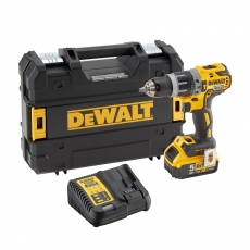 DEWALT DCD796P1 18V XR Brushless Combi Drill with 1x5ah Li-ion Battery