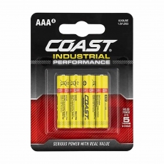 COAST Industrial Performance AAA Batteries 4 pack