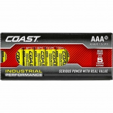 COAST Industrial Performance AAA Batteries 10 pack