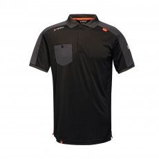 REGATTA TRS167 Offensive Wicking Polo Shirt - Black
