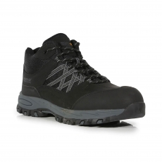 REGATTA TRK200 Sandstone Safety Hiker Boot Black/Granite
