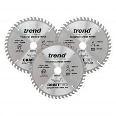 TREND CSB/160/3PK 160mm 48T Craft Saw Blade 3 pack