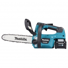 MAKITA UC003GD202 40v Brushless Top Handle Chainsaw with 2x 2.5ah Batteries