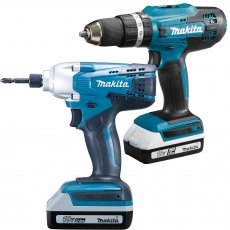 MAKITA DK18922A 18v HP488/TD127 G-Series Twin Pack with 2x2ah Batteries