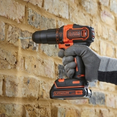 BLACK AND DECKER BCD700S1K-GB 18v Hammer Drill with 1x1.5ah
Battery