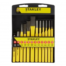 STANLEY 4 18 299 12 Piece Punch and Cold Chisel Set