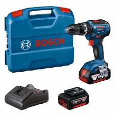 BOSCH GSB18V-55 18v Brushless Combi Drill with 2x5ah Procore Batteries
