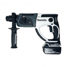 MAKITA DHR202PFW 18v SDS Plus Hammer Drill (White) with 1x6ah Battery