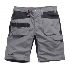 SCRUFFS T54652 36" Flex Holster Shorts - Graphite