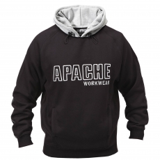 APACHE AP Hooded Sweatshirt Black/Grey - XL