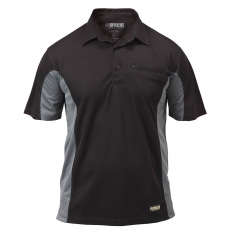 APACHE AP Dry Max Polo Shirt Black/Grey - L