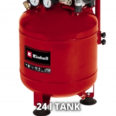 EINHELL TE-AC24 Silent 1HP 24L 8 Bar Compressor