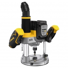 DEWALT DCW620H2 18v Brushless 12mm Router with 2x5ah Powerstack Batteries