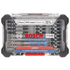 BOSCH 2608521U83 PRO 20pc Impact Screwdriver Bit & Multi Construction Drill Set