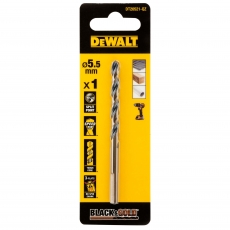 DEWALT DT20521-QZ 5.5mm Black Gold HSS Drill Bit DEWALT DT20521-QZ 5.5mm Black Gold HSS Drill Bit