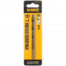 DEWALT DT20527-QZ 8.5mm Black Gold HSS Drill Bit DEWALT DT20527-QZ 8.5mm Black Gold HSS Drill Bit