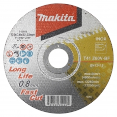 MAKITA E-22953 125mm Thin Cut-Off Wheel Z60V