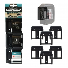 STEALTHMOUNTS BM-MK18-6 Makita 18v Battery Mounts - Black