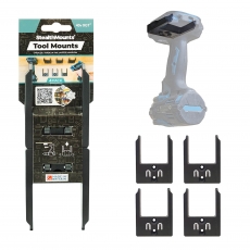 STEALTHMOUNTS TM-MK40-BLK-4 Makita XGT Tool Mounts Black