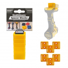 STEALTHMOUNTS TMSPACE-YLW-6 Yellow Tool Mount Spacers