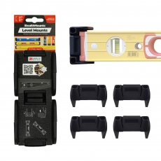 STEALTHMOUNTS OM-LM-BLK-2 Level Mount - Black 2 Pack