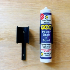 STEALTHMOUNTS OM-TBE-V2-BLK-2 Black Tube Mount V2 2 Pack