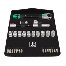 WERA 8100 SC 6 Zyklop Speed Ratchet Set, 1/2" drive, metric