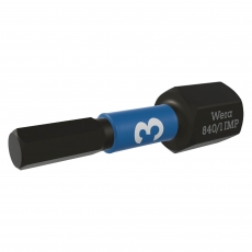WERA 840/1 IMP DC Hex-Plus 3x25mm Impaktor bits (10 Pack)