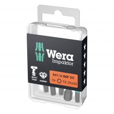 WERA 867/4 IMP DC TORX? 25x50mm Impaktor bits (10 Pack)